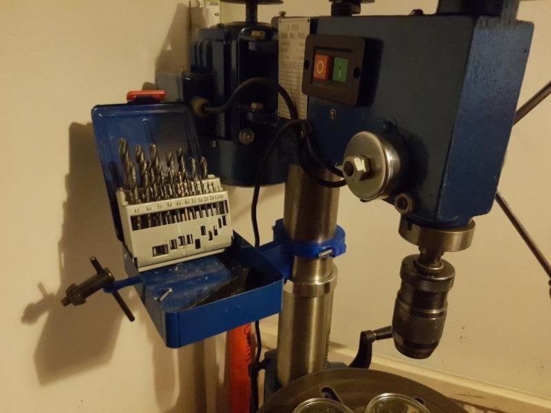 Pillar Drill Magnetic Bit Box Holder