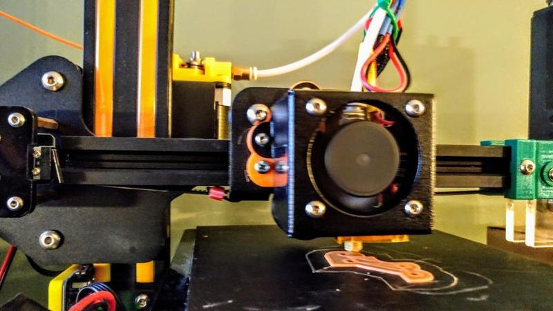Afinibot A5 Raise fan housing mount adapter thingy