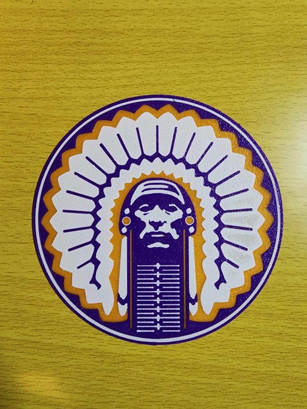 Chief Illiniwek Coaster Set