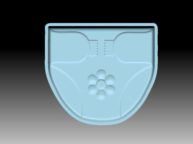 DIAPER BATH BOMB MOLD