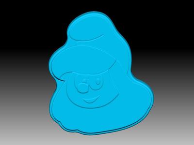 SMURFETTE SOLID SHAMPOO AND MOLD FOR SOAP PUMP