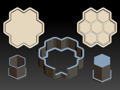 Honeycomb,Solid Bubble Bar Mould