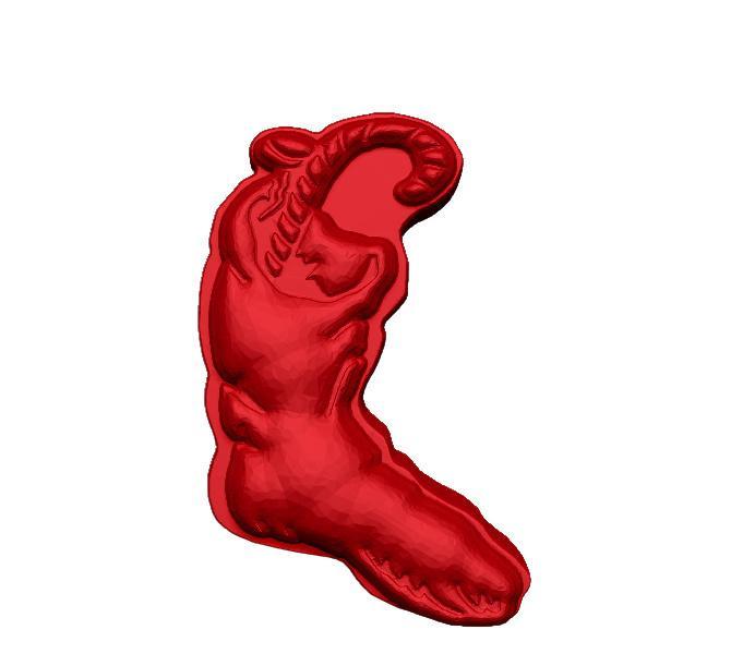 Who Style Stocking STL FILE FOR 3D PRINTING - LASER CNC ROUTER - 3D PRINTABLE MODEL STL MODEL STL DOWNLOAD BATH BOMB/SOAP