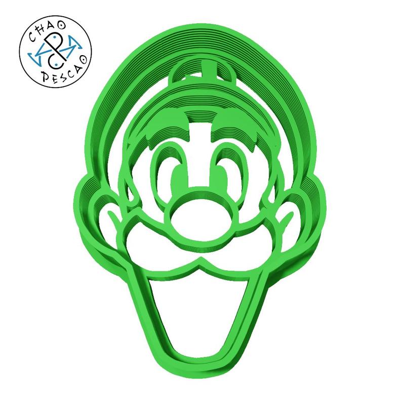 Luigi - Mario Bros. - Cookie Cutter - Fondant