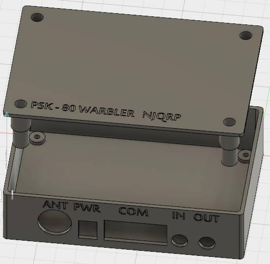 NJQRP PSK-80 Warbler Case