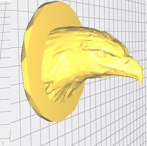 Decorative eagle head