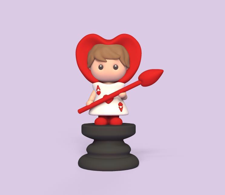 Alice Chess - Side B - Pawn - Trump Soldier