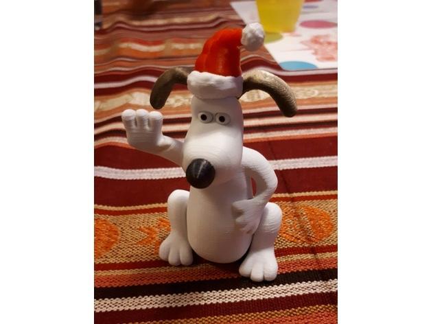 Santa hat for gromit
