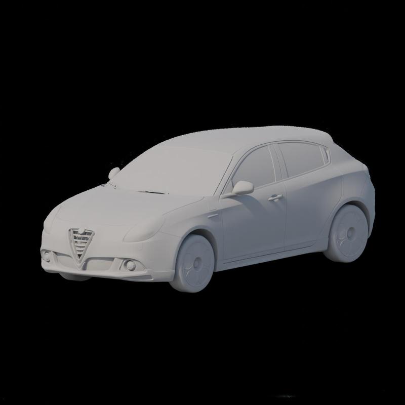 Alfa Romeo Giulietta QV LE 3D Print Ready