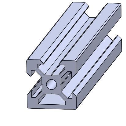 Structural profile V-Slot 20*20 grooves 6 mm