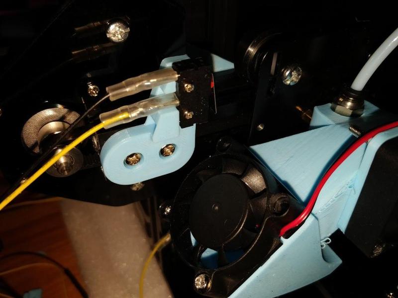 X Axis End Stop Mount for Tronxy X1/X3