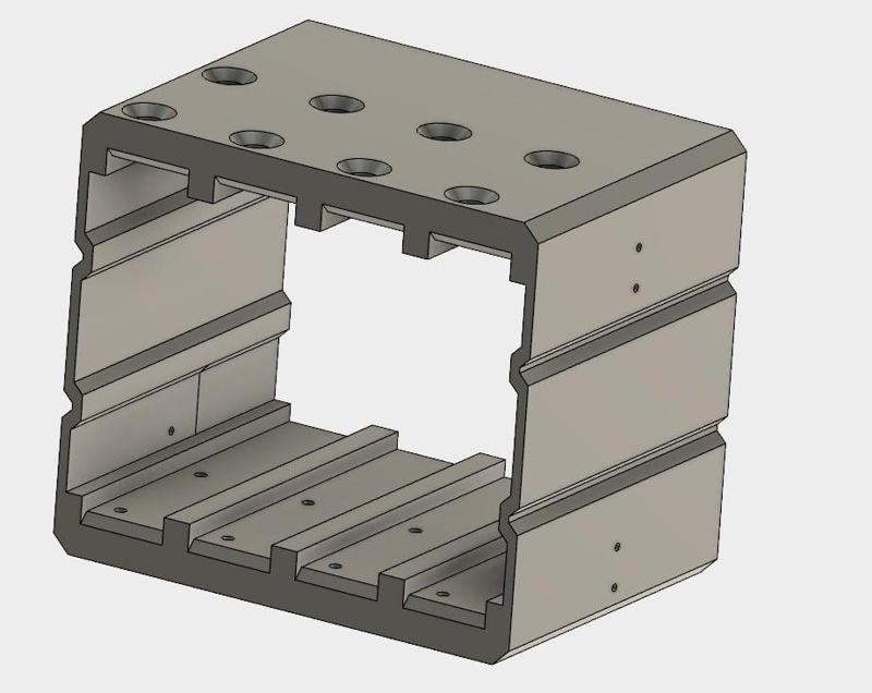 HDD adapter for triple 5.25" bay (compatible with 120mm fan bracket)  