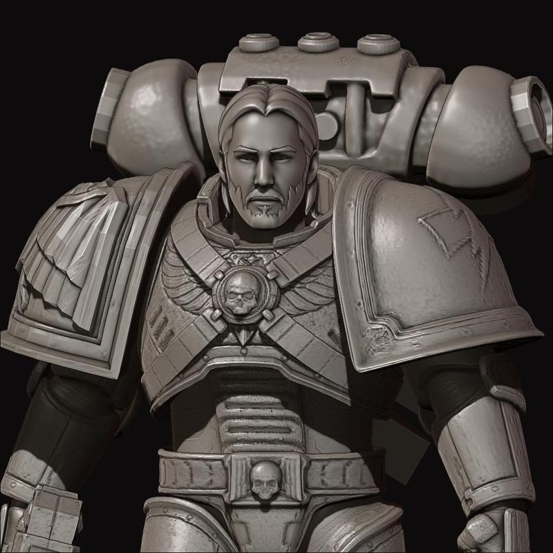 John 'marine' Wick - Miniature - tabletop - minis