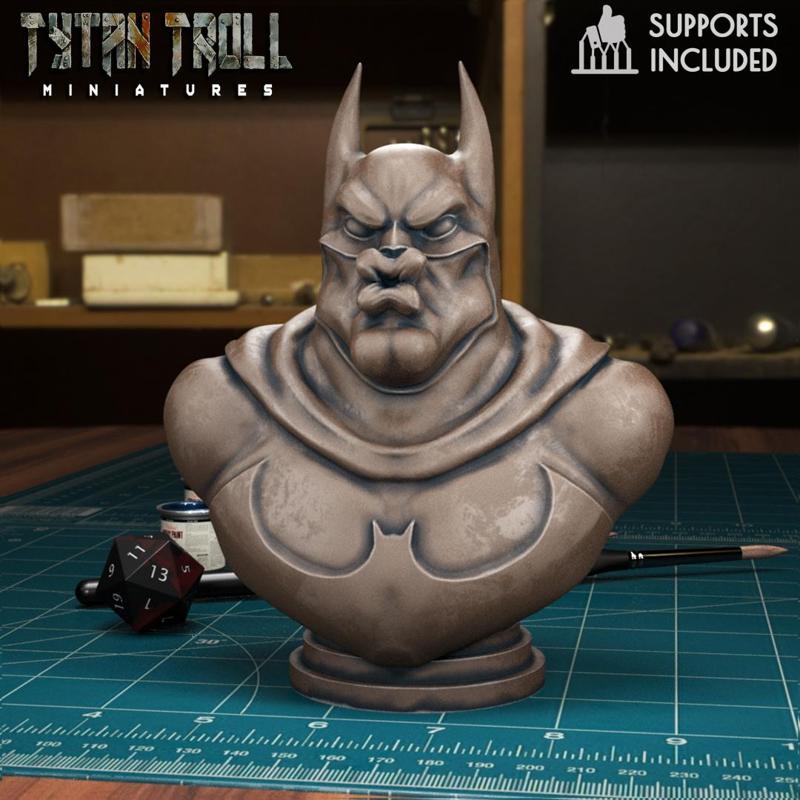 Batmetal Bust [Pre-Supported]