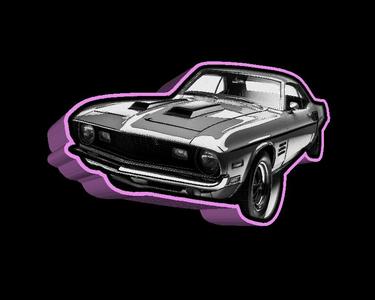 Lightbox musclecar 7 lithophane