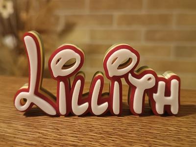 Lillith Disney Name Sign Ornament Room child Birth