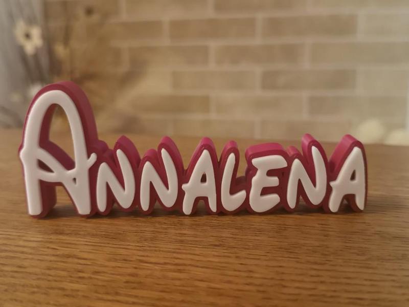 Annalena Disney Name Sign Decor Room child Birth