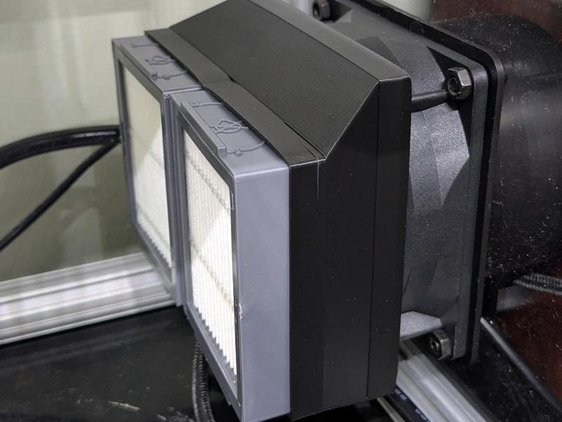 80mm PC Fan to 61x51mm filters