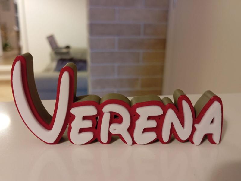 Verena Disney Name Sign Ornament Room child Birth