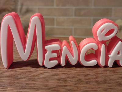 Mencia Disney Name Sign Decorate Room child Birth