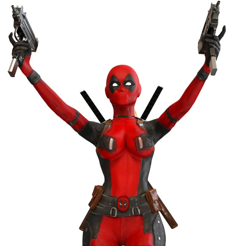 Lady Deadpool Statuette