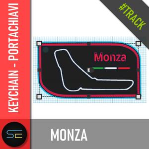 Monza track keychain