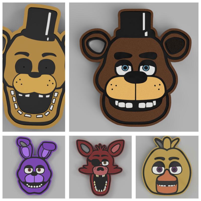FNAF / Five Nights at Freddys keychain COMBO
