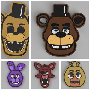 FNAF / Five Nights at Freddys keychain COMBO