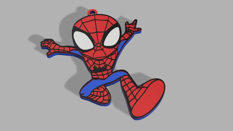 Spidey and his amazing friends keychain - Peter Parker