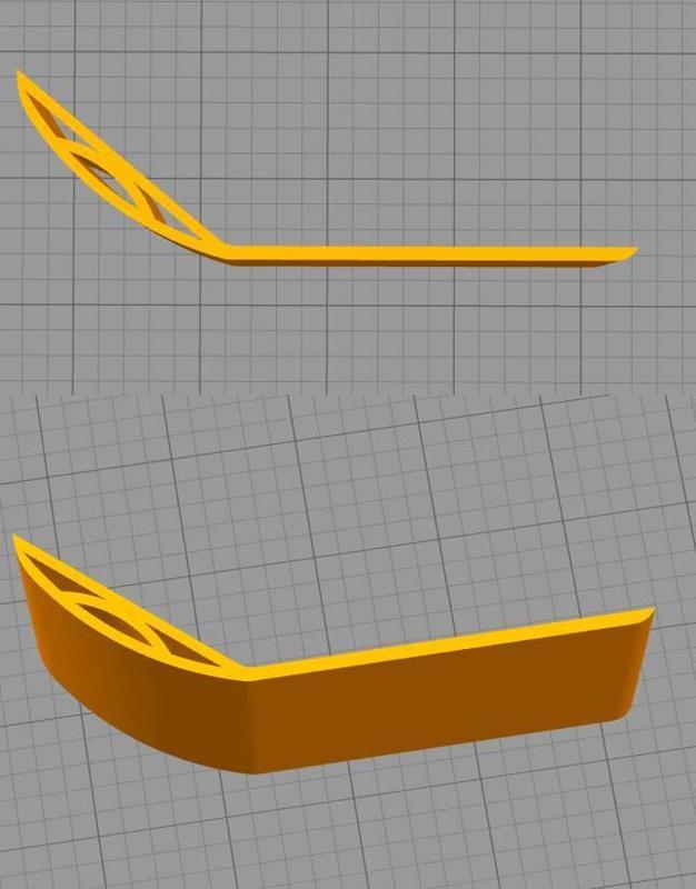 X-UAV Talon front skid V2