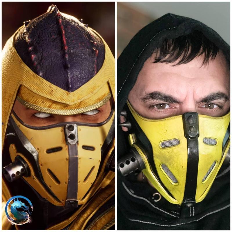 Scorpion mask  from MK1 - Grim Ninja