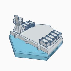 Industrial Shipping Docks Hex Map Scale