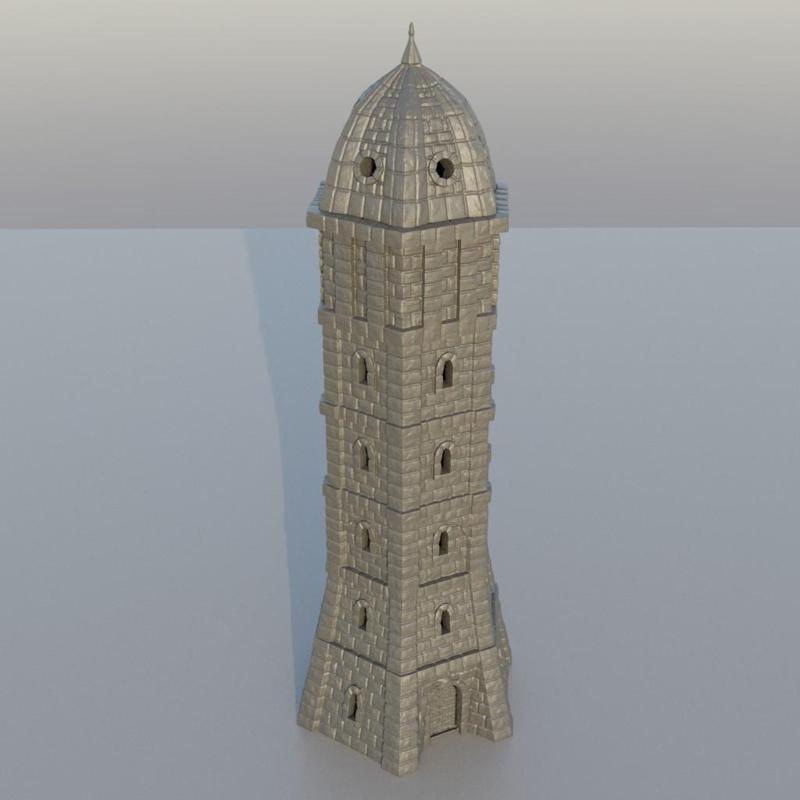 Ivory Tower- Tabletop Terrain - 28 MM