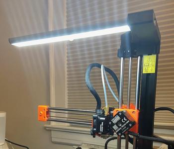 Prusa Mini Rechargeable LED Light Bar Mount
