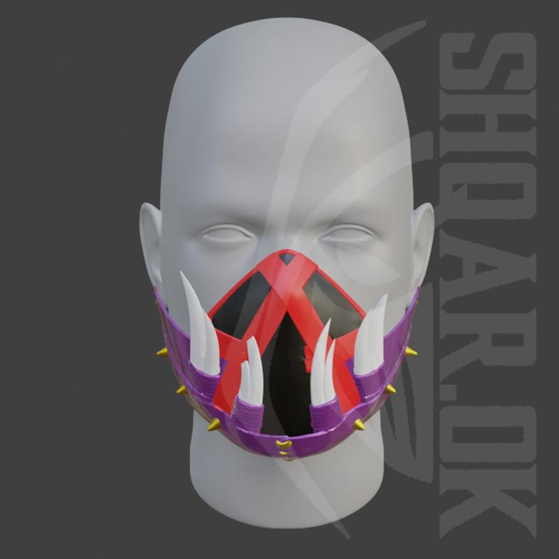 Mileena mask from Mortal Kombat 11  - Predator from Nijul