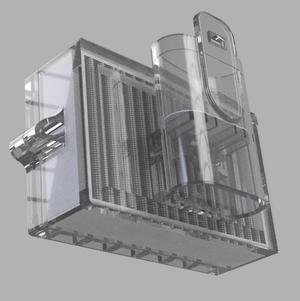 Modular snorkel mask to HEPA filter adapter with anti-backflow valve
