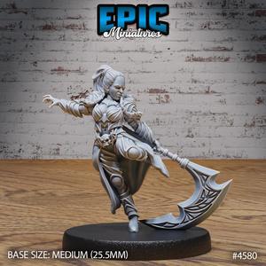 Vampire Army Red Scythe ‧ DnD Miniature ‧ Tabletop Miniatures ‧ Gaming Monster ‧ 3D Model ‧ RPG ‧ DnDminis ‧ STL FILE