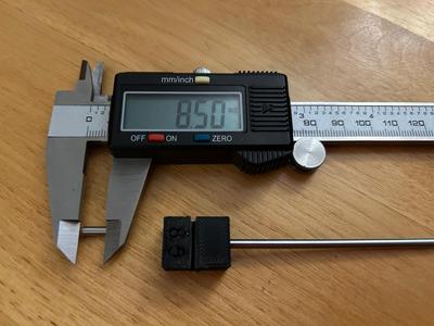 MMU3 wheel shaft cutting jig