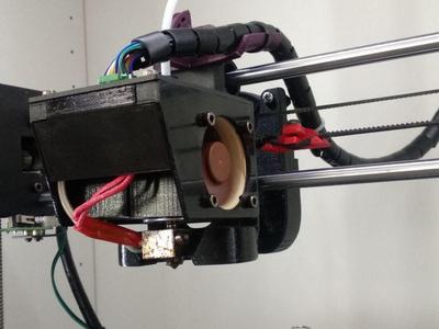 i3 Mega silent hotend housing for external blower