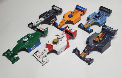 Formula 1 RC Car Shells for Pocket Racers
