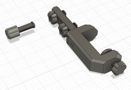 Skadis Desk Clamp (Universal Clamp with Snap Fit)