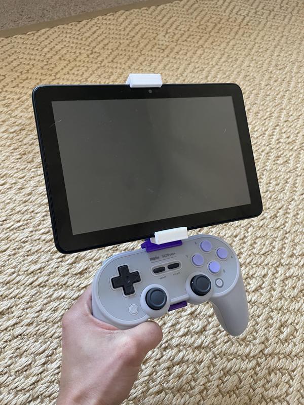 Tablet and 8BitDo SN30Pro+ Controller Mount