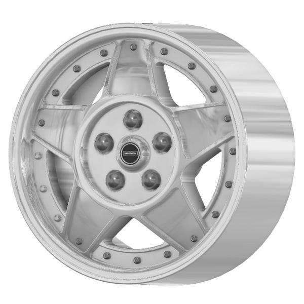 Standard - Simmons "B45" - 4 Rim Set - Real Rims For Scale Model Cars
