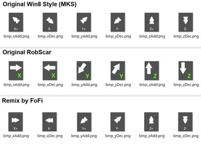 Icon-Remix of "Artillery Sidewinder X1 - Firmware / TFT Tuning by robscar"