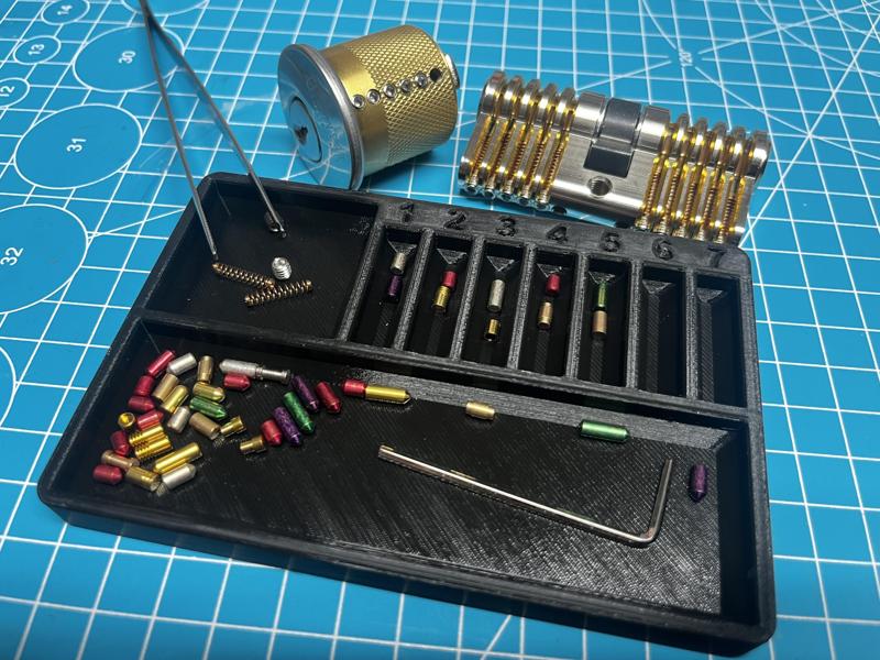 Lock Pin Organizer Assortment Sorter Selector - Practice Lock - Covert Instruments - Multipick