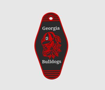 Georgia Bulldog Keychain