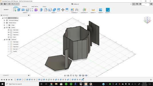 Modular toilet paper housing