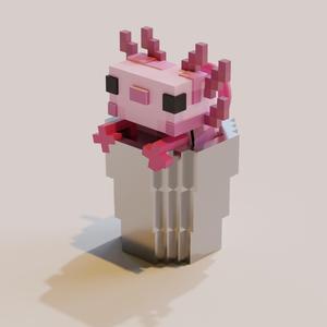 Axoloto keychain
