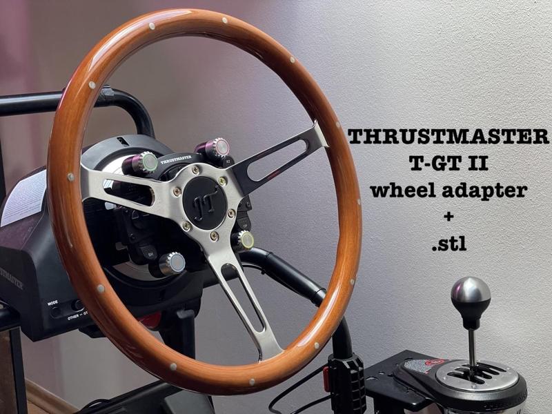THRUSTMASTER T-GT II WHEEL ADAPTER 70MM WITH ORIGINAL BUTTONS