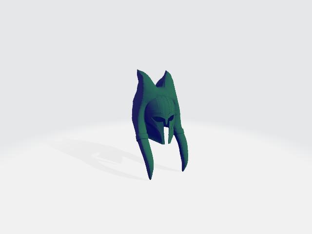 Mandalorian Togruta Helmet - Tail Head Mandalorian Helmet